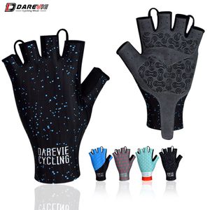 Sporthandskar Darevie Cycling Pro Lätt mjuk andas cool torr halvfingerhandske Anti Slip Sock Proof Bike MTB Road 230615