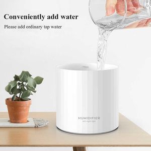 Humidifiers Double Nozzle USB air Humidifier 900ML Water Capacity Cool Mist with Colorful Nightlight Ultrasonic Humidificador