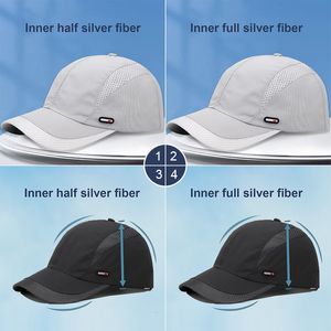 s Unisex Anti Radiation Cap Half Full Silver Fiber Electromagnetic Wave Rfid Shielding Hat Monitoring Room TV EMF Protect Hat 230614