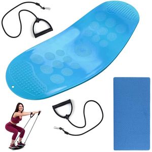 Twistbrädor ABS Twisting Fitness Balance Board Yoga Gym Workout Training For Full Body Abdominal Ben Wobble 230614