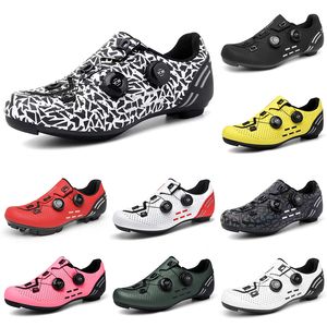 2023 Scarpe da ciclismo multicolori casual resistenti all'usura da uomo Nero Rosso Bianco Grigio Verde Giallo Rosa scarpe da ginnastica da uomo sportive da esterno