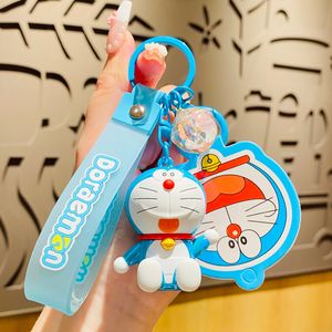 Wholesale robot cat color cartoon car key chain bag pendant lovers small gifts