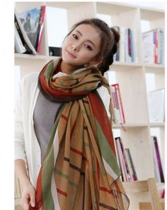 Шарфы 1pc 170x60cm Женский модный шарф шарф в стиле Корея Осень Зимняя Женская хлопчатобумажная льня