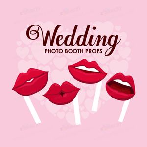 Anpassad tryckning 3mm/5mm/8mm vattentät utomhusreklam PVC Foam Party Photo Booth Lip Props