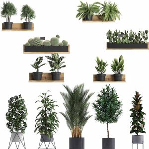 Creative Green Plants Potted Wall Stickers for Living Room Background Wall Decoration DIY PVC Removable Vinyl Mural Art Posters