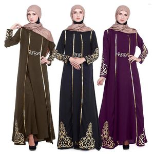 Ethnic Clothing 2023 Fashion Muslim Dress Outerwear And Long Skirt Islamic Women Sleeve Plus Size