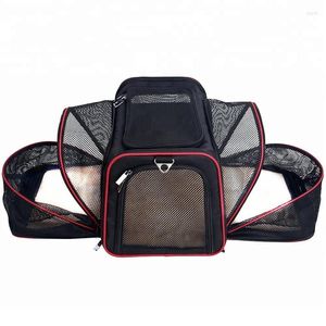 Dog Car Seat Covers Pet Bag Foldable Cat Carrier Portable Shoulder Black Sling Pets Accessories For Small Dogs Kitten Walk