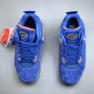 Skor topp 4 florida gators unc pe mens kvinnor Michigan 4s wahlburgare Oklahoma Sooners college pes oregon utomhus sneakers mocka universitet med låda