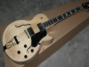 Natural Classic Jazz Electric Guitar New Arrival Wholesale guitars Best high quality guitars