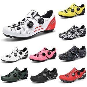 2023 cycling lock mountain shoes men Black Red White Grey Green Yellow Pink mens trainers sports sneakers outdoor