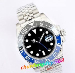 2023 Novo Relógio Mens Pulseira de Luxo Relógio de Pulso 40mm alta qualidade II 126710 'Batman' w/ Box Papers + Receipt Movement Automatic Mens Bracelet Men's Watches