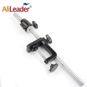 Wig Stand Alileader Wig Clamp Training Mannequin Head Holder Metal Wig Head Stand Table Clamp Table Clamp Holder Wig Holderstand 230614