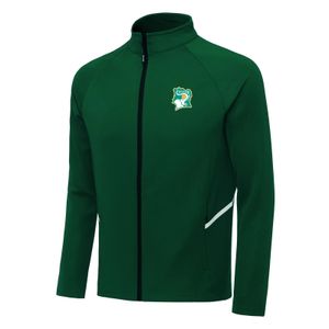 Elfenbenskusten Mäns fritidssportrock Autumn Warm Coat Outdoor Jogging Sports Shirt Leisure Sports Jacket