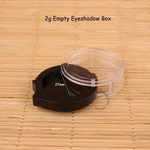 Depolama Şişeleri Toptan Varış Plastik Boş 2G Göz Farı Kutusu Kadın Diy Allık Pot Küçük Doldurulabilir Ruj 1/15oz Ambalaj