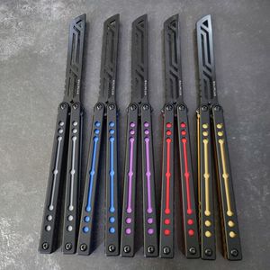 Baliplus nautilus balisong Butterfly Trainer Trainer Channel Aluminum+G10 System System Tactical Flouing EDC Нож
