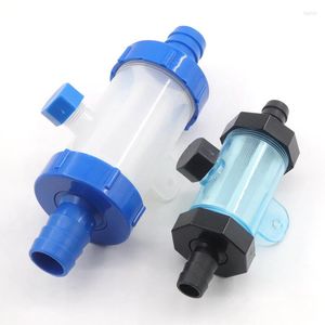 散水機器1pc 9.5mm-32mmソフトウォーターホースパイプフィルタージェッター灌漑噴霧器吸収剤水族館透明ストレーナー