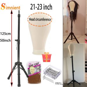 Стенд парика Simnient 155см/125см/60 см. Шиг парика парика парика с манекеновым холстом.