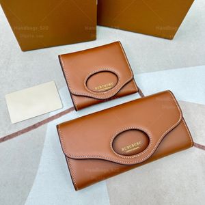 Genuine Leather Wallets High Quality for Woman Card Holder Long/Short Wallet Money Bag Designer Coin Purses Clutch Bag Gift Box