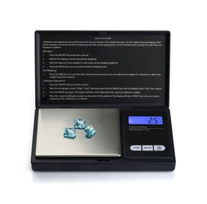 Mini Pocket Digital Scale Srebrna moneta złota biżuteria Waż Balans LCD Electronic Jewelry Scale Digital Pocket Scale 500G