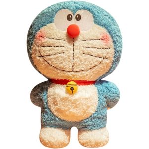 Partihandel 43 cm Classic Cartoon Image Robot Cat Doll Throw Pillow Plush Toy Birthday Present