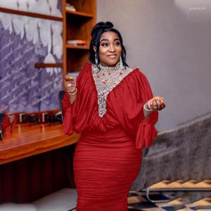 Roupas étnicas 2023 em conjuntos africanos combinando para mulheres elegantes vestidos de festa de casamento para mulheres Summe Plus Size roupas de lantejoulas nigerianas