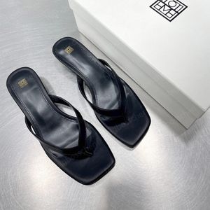 Luxury designer ladies sandals toteme slippers flip flops beach flip flops casual sandals minimalist style
