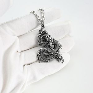 Pendant Necklaces Chinese Zodiac Three-dimensional Dragon Type Domineering Man Ghost Creative Necklace