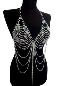Belly Chain Harness Bra Body Jewelry Sexy Accessorie Fashion Female True Picture 00770 230614