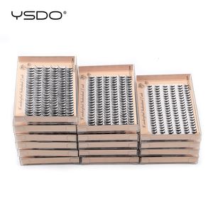 Makeup Tools Wholesale 51050100 Boxar Lashes individuella volym tjocka ögonfransar Förlängning 20d kluster falska ögonfransar i bulk cilios 230614