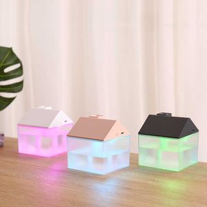 Fuktare 250 ml Mini House Foidifier Aromaterapi Essential Diffuser för Home Officer Ecolor Night Lamp Ultrasonic Air