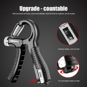 Hand Grips Adjustable R-Shaped hand grip exercise power countable exercise enhancer gripper spring finger pinch wrist expander Training 230614