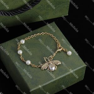 Pulseiras com pingente de abelha de latão femininas charmosas pulseiras de festa para presente de aniversário feminino