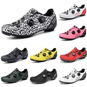 2023 sapatos de ciclismo masculinos resistentes ao desgaste e respiráveis preto vermelho branco cinza verde amarelo rosa tênis esportivos ao ar livre