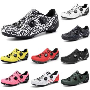 2023 sapatos baixos de bloqueio de ciclismo masculino preto vermelho branco cinza verde amarelo rosa tênis masculino esportivo cor externa9