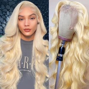 613 Lace Frontal Perücke Blonde Lace Front Perücke Echthaar Körperwelle Spitze Echthaar Perücken für schwarze Frauen 30 Zoll HD Perücke