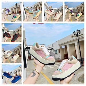Luxury Designer Women Men Shoes Basket High-top Sneakers Contrast Color Ankle Mesh Thickening Sport Shoe Fashion Comfortable size 36-45