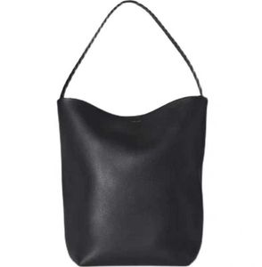 Projektant The Row Leather Large Poad Bag N / S Park Tote Baga Minimalistyczna wiadanie