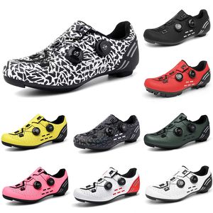 Mehrfarbige Fahrradschuhe für Herren, Schwarz, Rot, Weiß, Grau, Grün, Gelb, Rosa, Herren-Sneaker, Sport-Sneaker, Outdoor, Farbe9