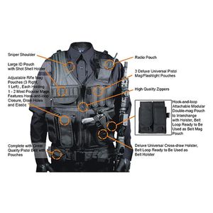 Military Molle Vest Army Army Sprzęt polowanie na zbroję kamizelka Airsoft Gear Paintball Combat Kamizelka ochronna odzież zewnętrzna 82611211y