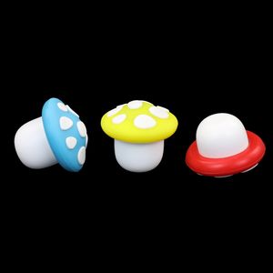 5ml Mini Silicone Wax Containers Luminous Glow in the Dark Mushroom Shaped Storage Slick Box Nonstick Box Silicon Container Jars Dab Tool Storage Jar Bho Oil DHL