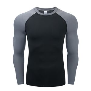 Męskie koszulki z długim rękawem Koszula Mężczyźni Szybka sucha sucha koszulka fitness Sportowa koszula męska Rashgard Gym Trening Traning Rajstopy dla mężczyzn 230615