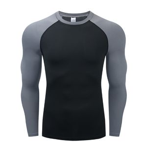 Herr t-shirts långärmad komprimering skjorta män snabb torr gym t shirt fitness sport skjorta manlig rashgard gymträning traning tights för män 230615