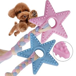 1 pcs Pets dogs pet supplies Pet Dog Puppy Cotton Chew Cute Star Toy Durable Braided Rope Funny Tool for Dog Puppies