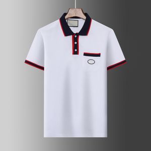 Men Polo Shirt Włochy Designer bawełniany polo ubrania moda t -koszul