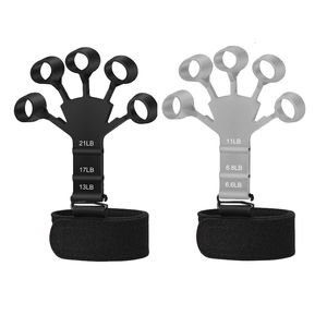 Hand Grips 2PCS Silicone Gripster Grip Strengthener Finger Stretcher Hand Grip Trainer Gym Fitness Training And Exercise Drop 230614