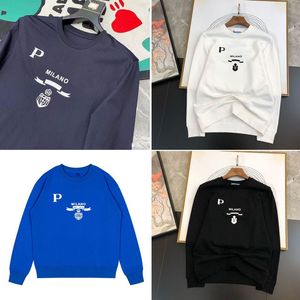 Herrkvinnor hoodie designer full bokstav tryck hoodies svart vit blå huvtröja tröja man kvinnor tröja länge ärm toppar stor storlek