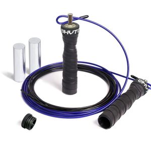 Jump Ropes Professional Self Locking Speed ​​Rope Fitness Justerbar Viktad Hopp Absorber Svetthandtag 230616