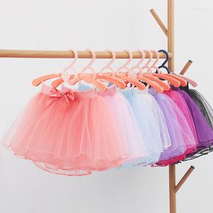Scenkläder grossist flickor balett tutu kjolar rosa barn fluffy tyll vit svart elastisk band leotard