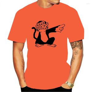 남자 T 셔츠 힙합 스트리트웨어 Haruku 셔츠 큰 입 원숭이 프린트 Tshirt 2023 남자 여름 짧은 소매 티셔츠 면적 탑 티스