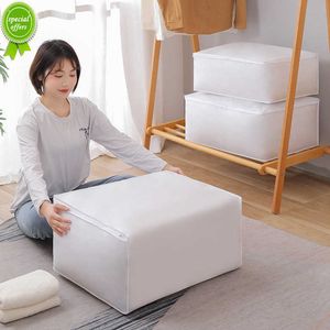 New Quilt Clothes Storage Bag Large Capacity Sweater Cabinet Organizer Dustproof Closet Under-Bed Storage Moistureproof Organizer